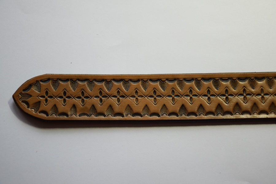 Kožený opasek 421 , š: 4 cm