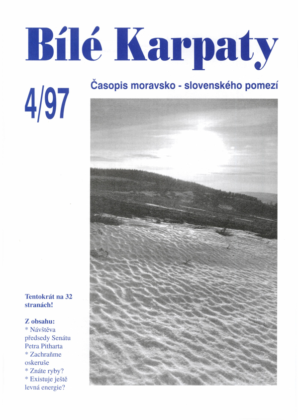 časopis Bílé - Bile Karpaty 4/1997