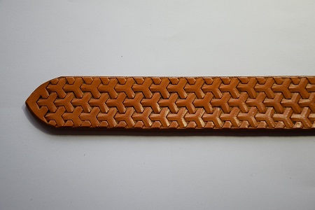 Kožený opasek 98 , š: 4 cm