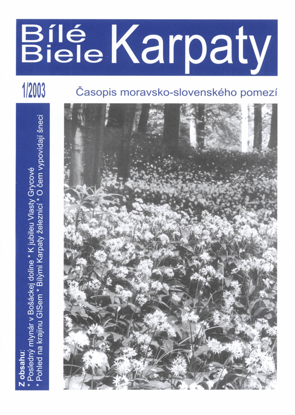 časopis Bílé - Bile Karpaty 1/2003