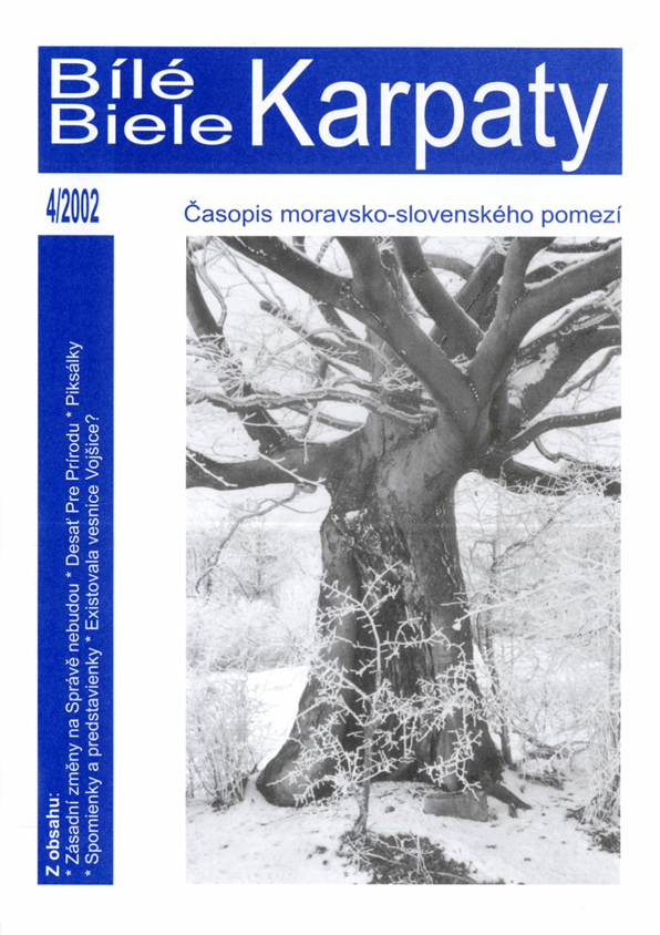 časopis Bílé - Bile Karpaty 4/2002