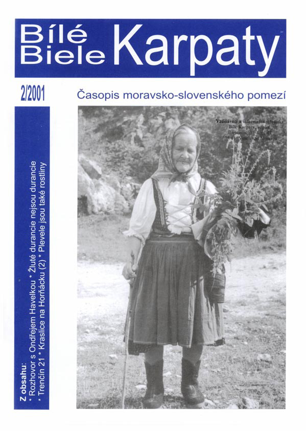časopis Bílé - Bile Karpaty 2/2001