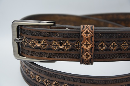 Kožený opasek 420B, š: 4 cm